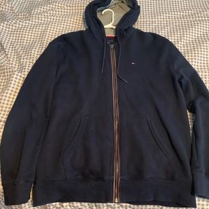 Tommy Hilfiger Zip-up Hoodie(Side Logo)